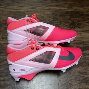 Nike Alpha Menace 4 Pro NRG Racer Pink Grey Cleats HJ4568-600 Men's Size 14 NEW